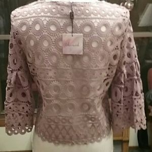 Dusty pink NWT Chicwish top